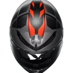 AGV K6 S Karve Matt Black Grey Red