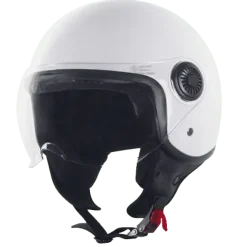 Helm Vito Jet Loreto Glans Wit