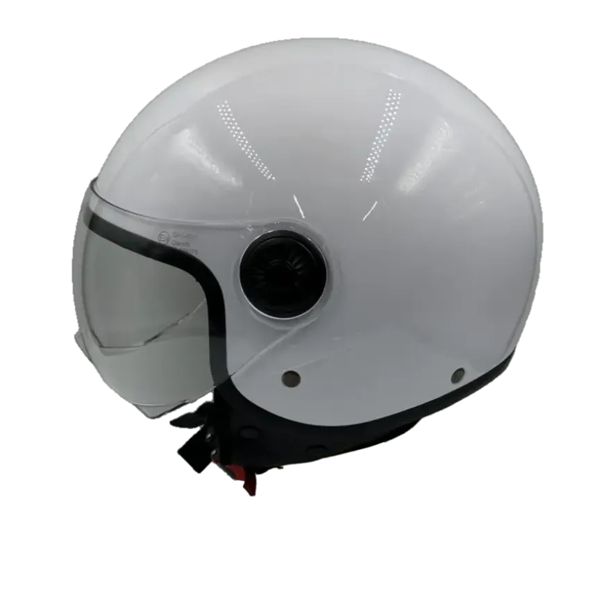 Helm Vito Jet Loreto Glans Wit