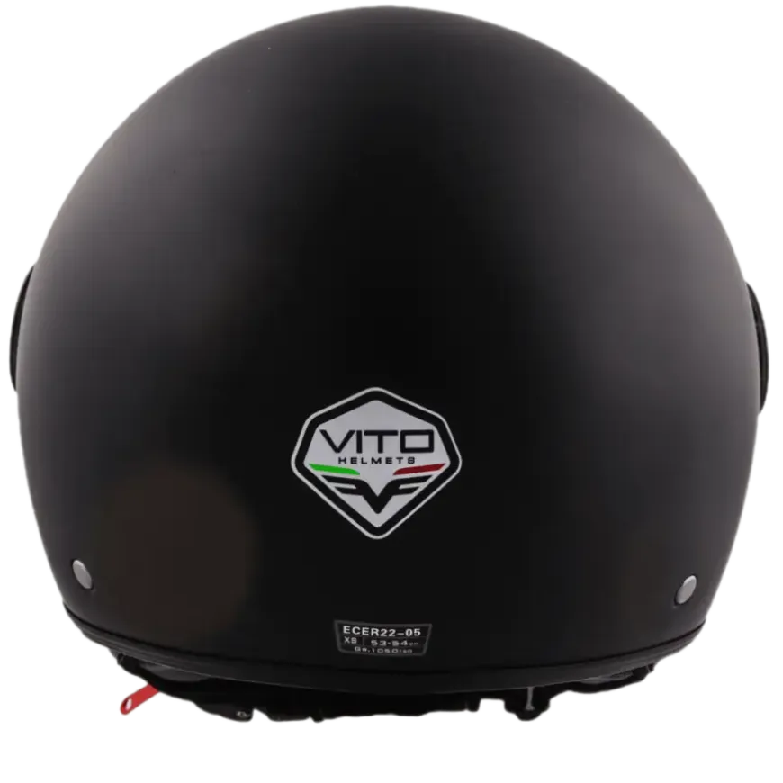 Helm Vito Jet Loreto Mat Zwart