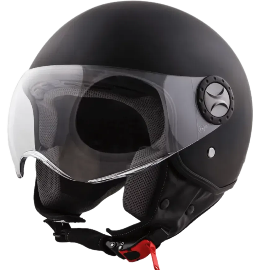 Helm Vito Jet Loreto Mat Zwart