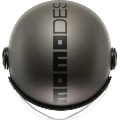 Momo FGTR EVO Mono Matt Titanium Frost Zwart