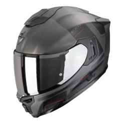 Scorpion EXO-1500 Dual Silver Matt Black Red