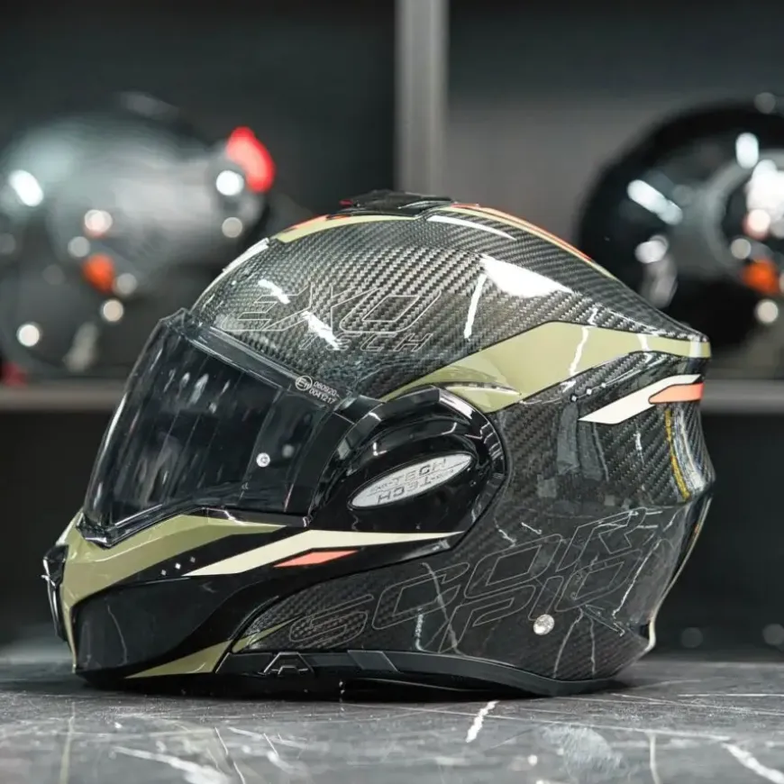 Scorpion Exo-Tech Evo Carbon Rover Black-Green