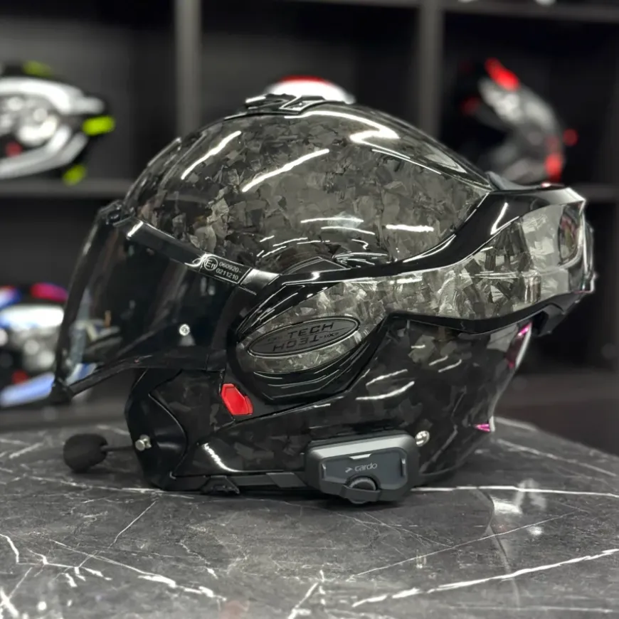 Scorpion Exo-Tech Evo Forged Carbon + Cardo Freecom 4x
