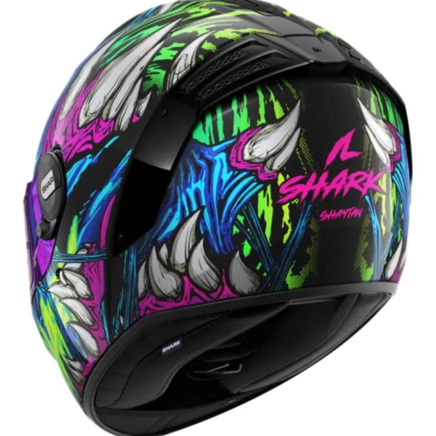 Shark Spartan RS Shaytan Black Green Violet