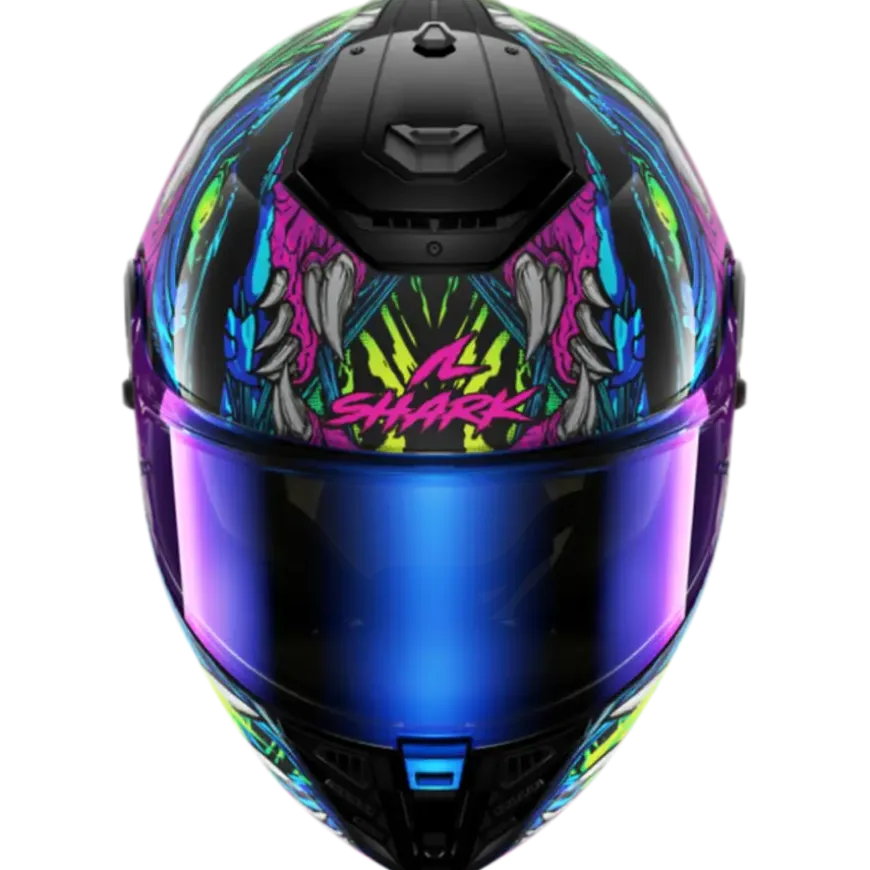 Shark Spartan RS Shaytan Black Green Violet