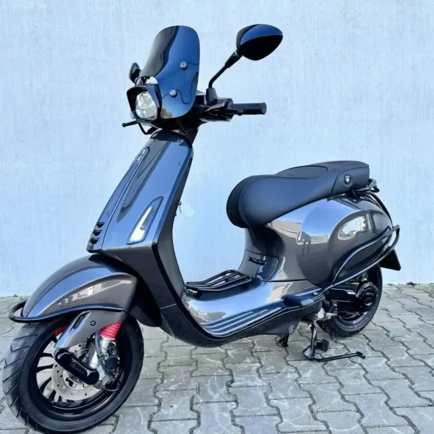 SOLD Vespa Sprint Custom Agaat Grijs DPB-79-R